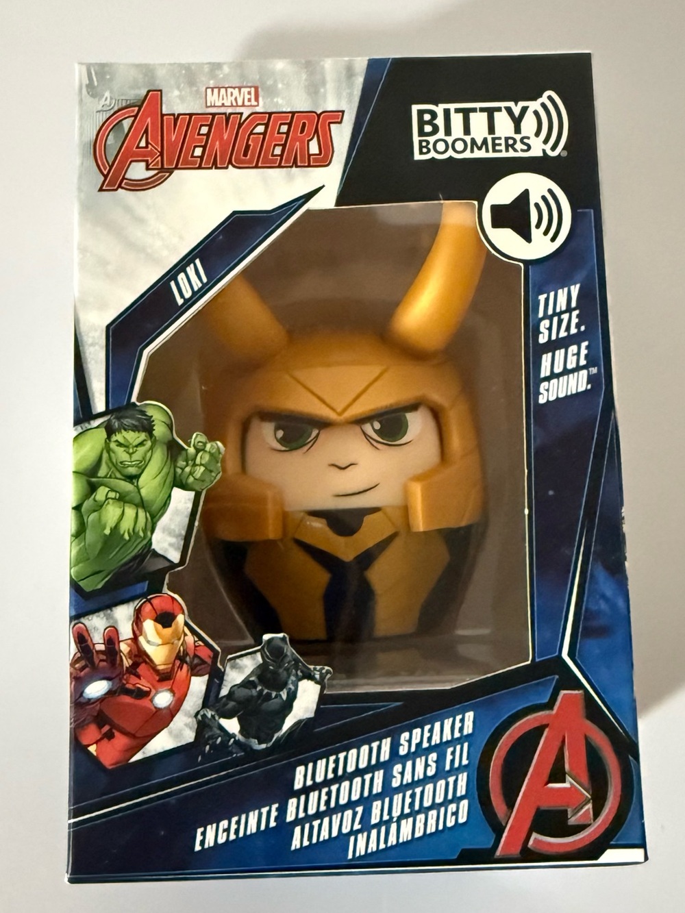 Marvel Avengers Loki Bitty Boomers Mini Bluetooth Speaker – New in Box